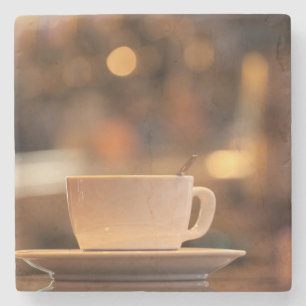 Cappuccino coffee, Venice, Italy Stone Coaster