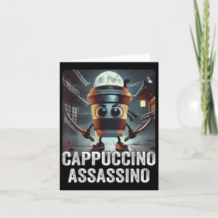 Cappuccino Ino, Italian Brainrot Meme, Espresso Me Card