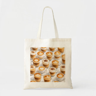 Cappuccino Latte Pattern Tote Bag