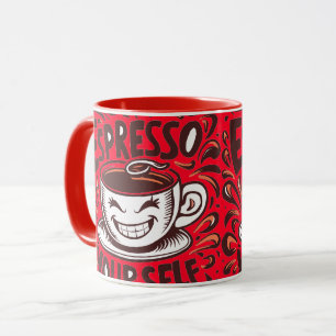 Cappuccino Smiling, Mug