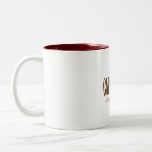 Cappuccino - strong coffee flavor Two-Tone coffee mug