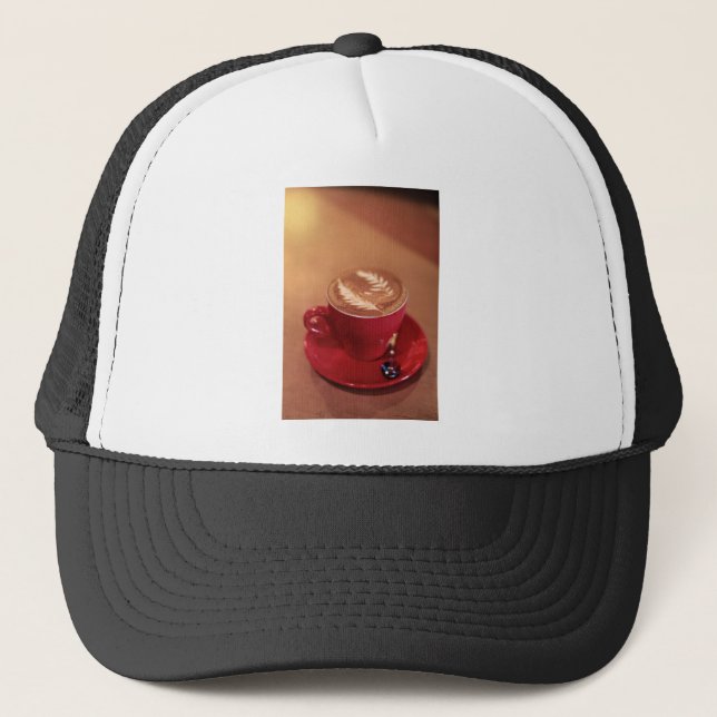 Cappucino Blank Trucker Hat (Front)