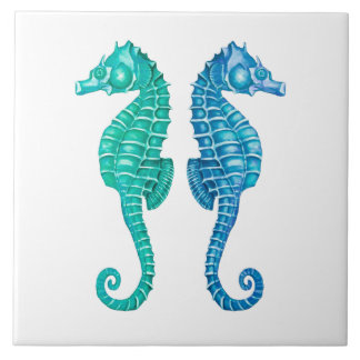 Capr Seahorse Reflect Ceramic Tile