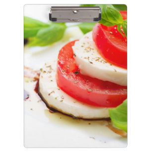 Caprese Salad. Tomato and Mozzarella slices Clipboard