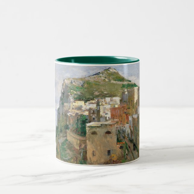 Capri (by Theodore Robinson) Two-Tone Coffee Mug (Center)