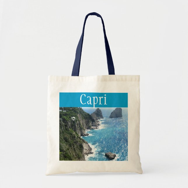 Capri Coast Tote Bag (Front)