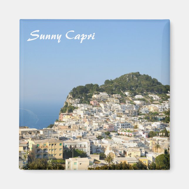 Capri island in Italy Magnet (Front)