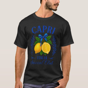 Capri Italia Lemons Travel Campania Tyrrhenian Sea T-Shirt