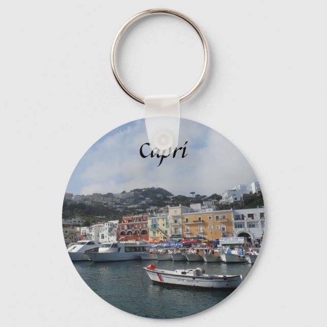 Capri, Italy Key Ring (Front)