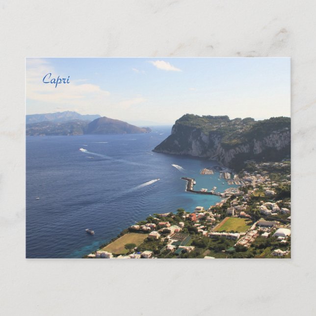 Capri, Italy, Photography, Post Card (Front)