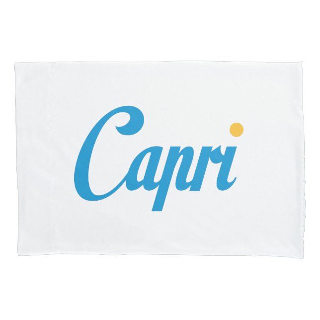 CAPRI Italy Pillowcase (Front)