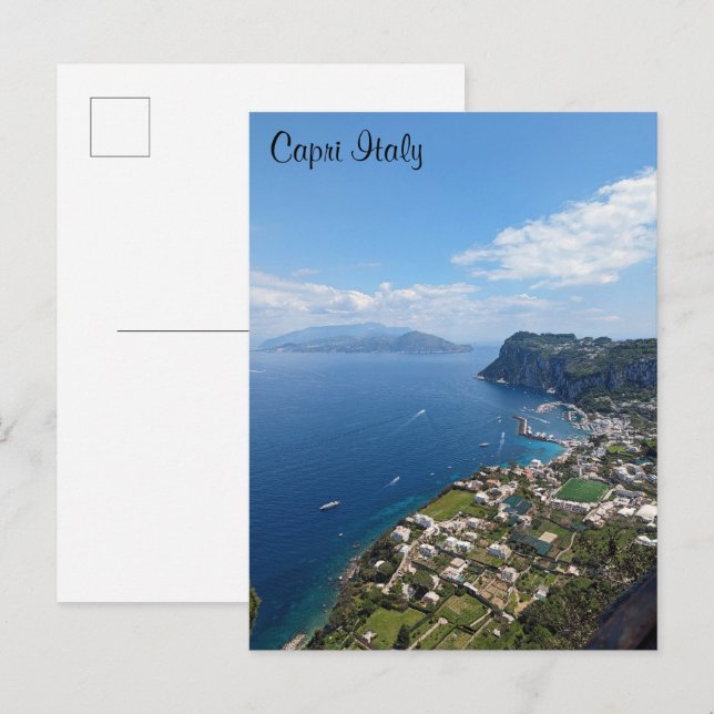 Capri Italy Postcard (Front/Back)