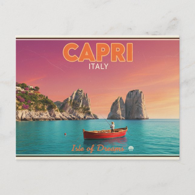 Capri, Italy Postcard (Front)