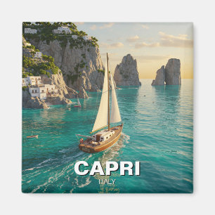 Capri Italy Travel Magnet
