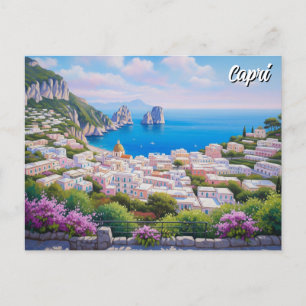 Capri Italy Travel Postcard