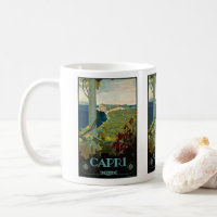 Capri, Italy, Vintage Travel Poster Art Italia