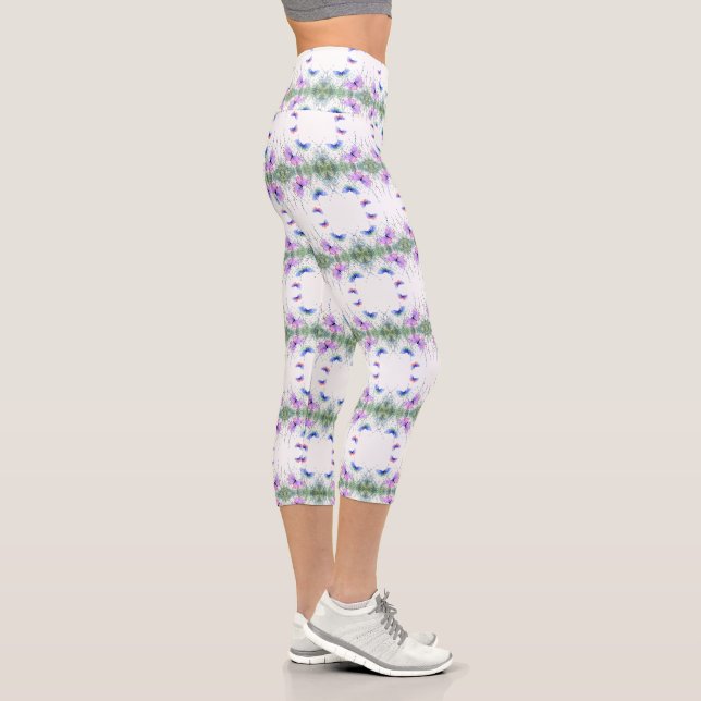 Capri Leggings with Butterflies (Right)
