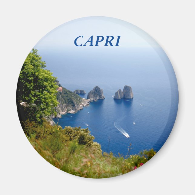 Capri magnet with Faraglioni rocks (Front)