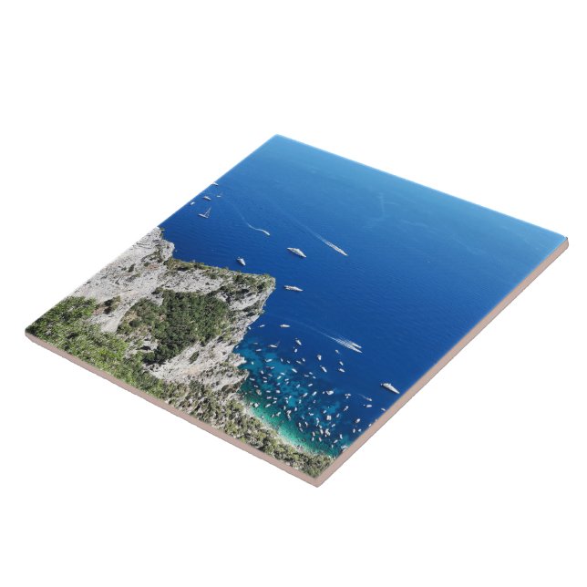 Capri mood (large) ceramic tile (Side)