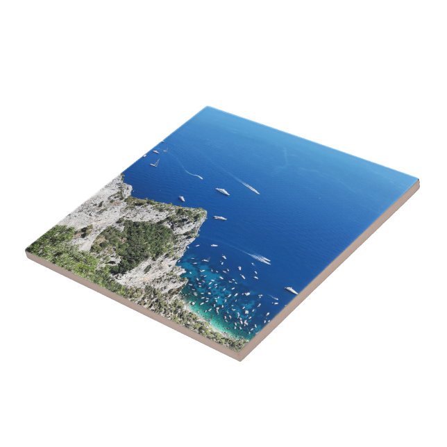 Capri mood (small) ceramic tile (Side)