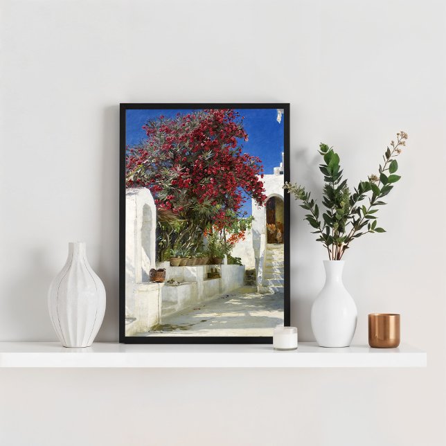 Capri - Oleanders in bloom, Peder Severin Krøyer  Poster (Creator Uploaded)