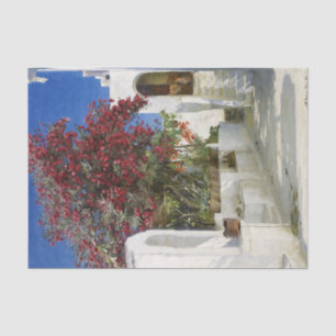 Capri - Oleanders in bloom, Peder Severin Krøyer  Tissue Paper