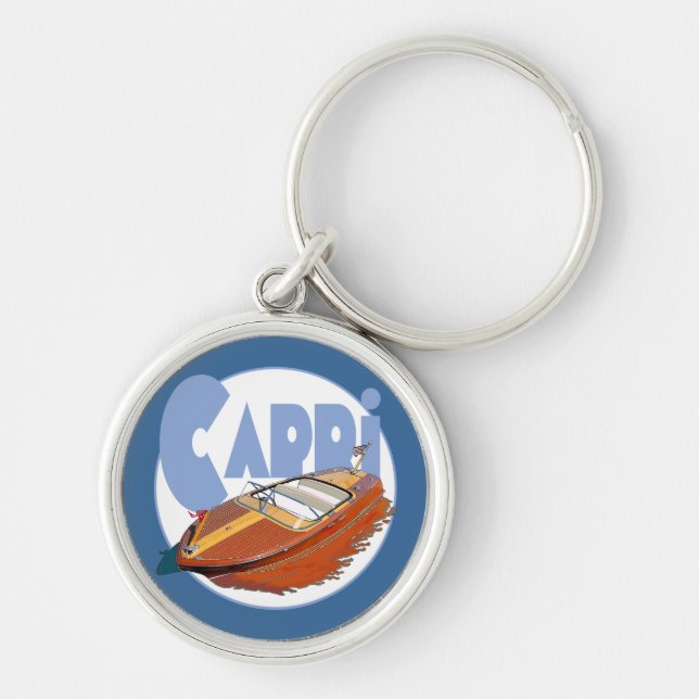 Capri Powerboat Key Ring (Front)