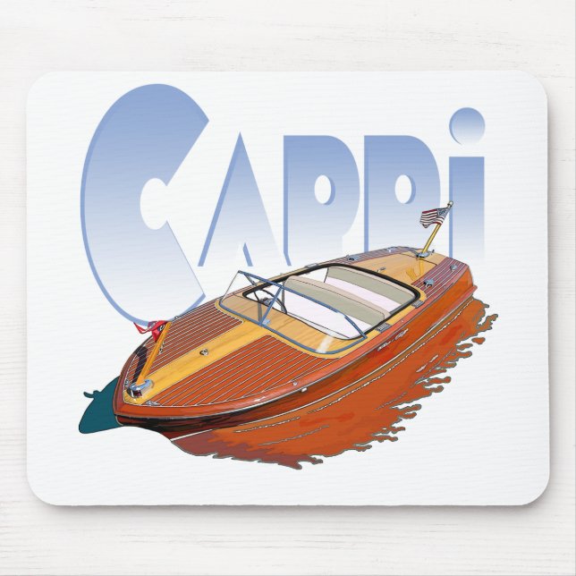 Capri Powerboat Mouse Pad (Front)