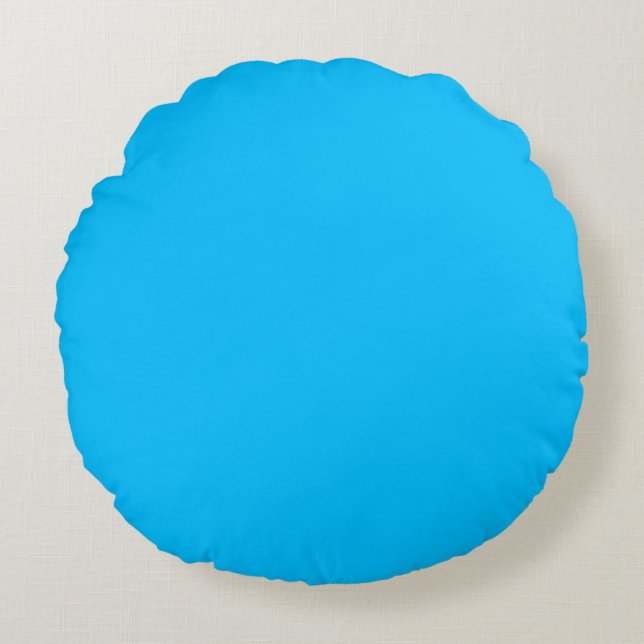 Capri (solid colour)  round cushion (Front)
