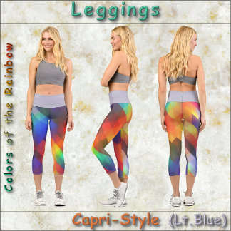 CAPRI STYLE LEGGINGS - Colours of the Rainbow #1