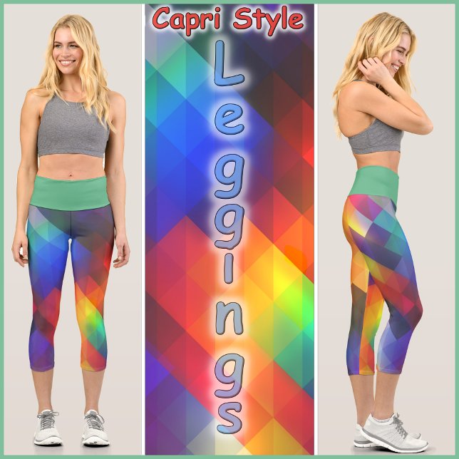 CAPRI STYLE LEGGINGS - Colours of the Rainbow #2 (Creator Uploaded)