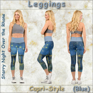 CAPRI STYLE LEGGINGS "Starry Night O.T.R" van Gogh
