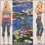 CAPRI STYLE LEGGINGS -Water Lillies" -Claude Monet<br><div class="desc">An image of "Water Lillies" by Claude Monet is featured on these colourful Leggings. Available in five women's sizes (XS, S, M, L, XL). See "About This Product" description below for general sizing and product info, The image covers the entire pair of leggings by default except for the high waistband....</div>