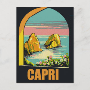 Capri Through the Arc Postcard