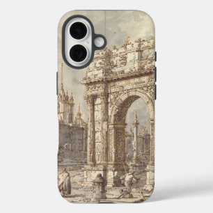 Capriccio with a Roman Triumphal Arch iPhone 16 Case