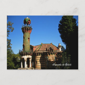 Capricho de Gaudi.Comillas, Postcard