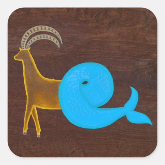 Capricorn 2008 square sticker (Front)
