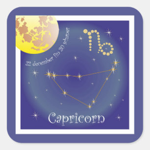 Capricorn 22 december fin 20 cuff stickers
