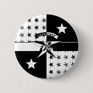 Capricorn 6 Cm Round Badge