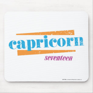 Capricorn Aqua Mouse Pad