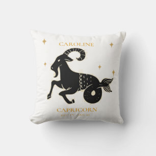 Capricorn  Astrological Zodiac Sign Name Gift Cushion