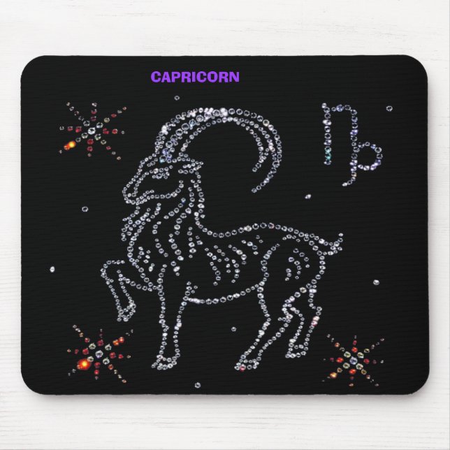 Capricorn Astrology Mousepad (Front)