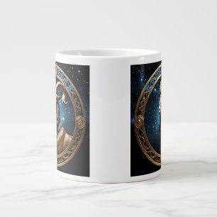 Capricorn astrology sign large coffee mug