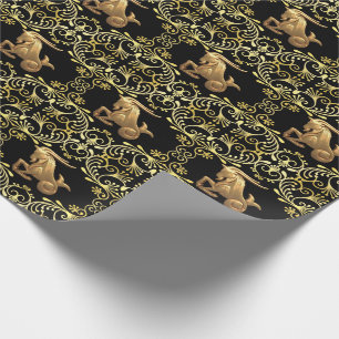 Capricorn Astrology Wrapping Paper