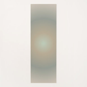 Capricorn Aura Gradient Zodiac, Green Brown Yoga Mat