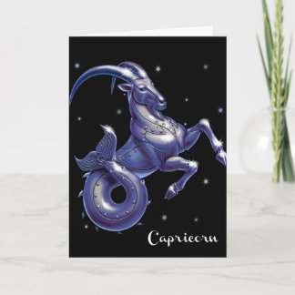 Capricorn Birthday Card