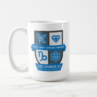 Capricorn Birthday Crest™ December 22-31 Mug