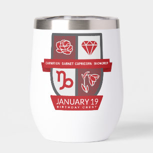 Capricorn Birthday Crest™ January 1-19