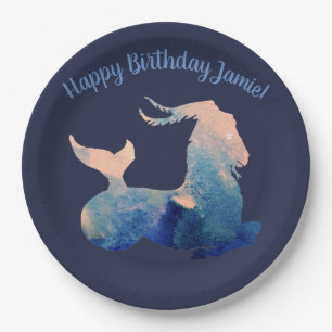 Capricorn , Birthday Custom Paper Plates