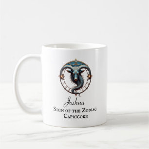 Capricorn Birthday Gift Add Name Coffee Mug